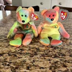 Vintage TY Beanie Baby Peace
